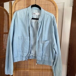 Zara Denim Blue Women's Jean Jacket